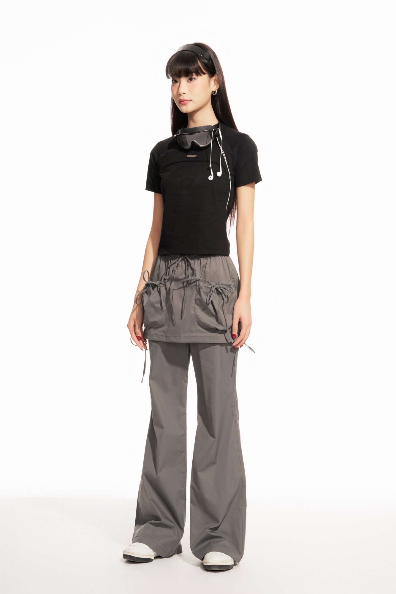 BOWY PARACHUTE SKIRT PANTS